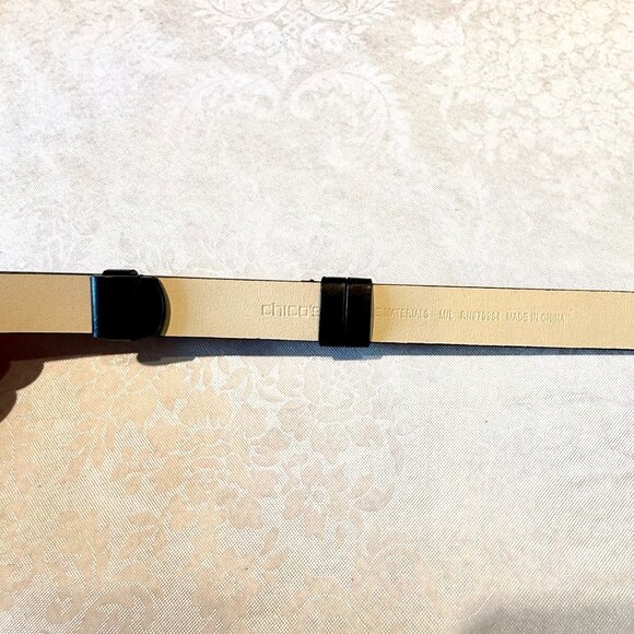 Chico’s Adjustable Belt – Black w/ Antiqued Silver Tear Drop Clasp – NWT - Picture 12 of 13